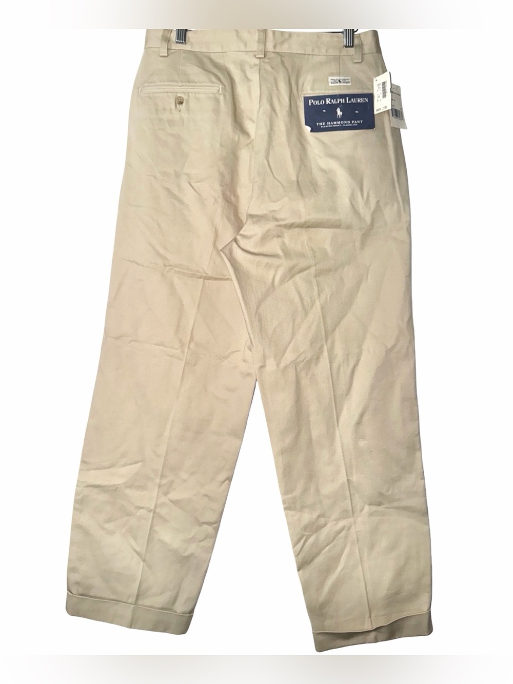 Polo Ralph Lauren Vintage Pleated Khaki Pants Sz 33